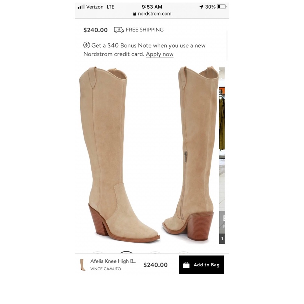 Afelia Knee High Boot
VINCE CAMUTO